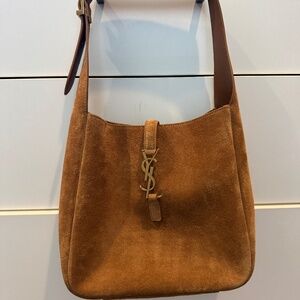 YSL like brown suede bag!